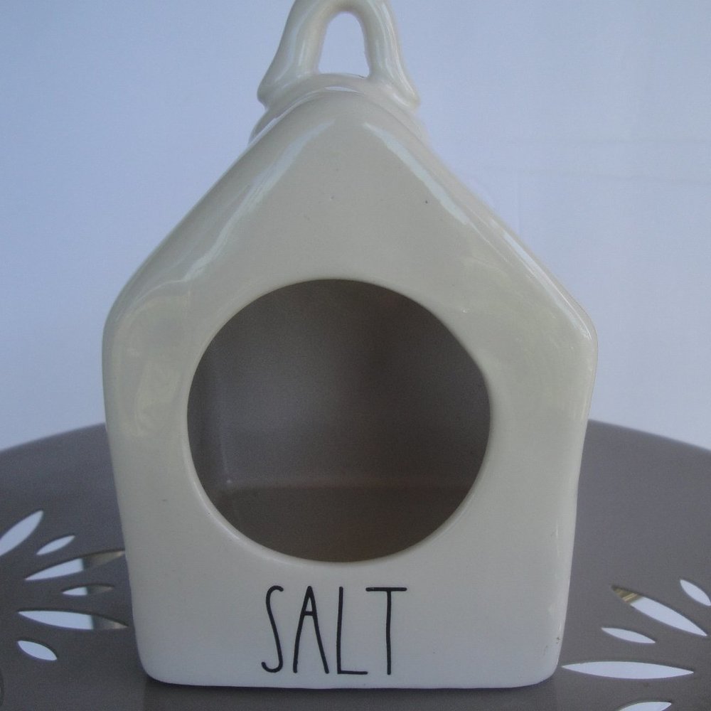 Rae Dunn Salt 'Pig' Birdhouse